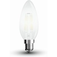 LED-Glühbirne E14 4W 100LM/W Kerze Glühfaden Satin 6400K - V-tac von V-TAC