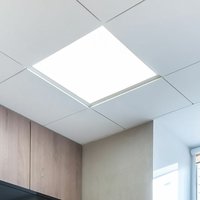 V-tac - Einbaupanel Aluminium Deckenleuchte quadratisch Deckenlampe weiß, led 15W 1350Lm kaltweiß, LxBxH 16x16x2 cm von V-TAC