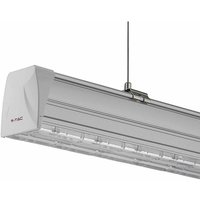 Lineare LED-Deckenleuchte, 50 w, 160 lm/W, 150 cm, Doppellinse, Naturweiß, IP20, dimmbar - V-tac von V-TAC