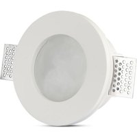 LED-Spotleuchte Einbauleuchte GU10 Frostglas IP20 Weiß von V-TAC