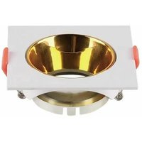 V-tac - Quadratische LED-Einbaustrahlerfassung GU10, weißer Körper, goldener Reflektor V-tac - Quadratische LED-Einbaustrahlerfassung GU10, weißer Körper, goldener Reflektor von V-TAC