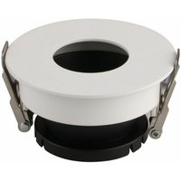 V-tac - Runder GU10 LED-Einbaustrahlerhalter, Weiß mit schwarzer Innenseite V-tac - Runder GU10 LED-Einbaustrahlerhalter, Weiß mit schwarzer Innenseite von V-TAC