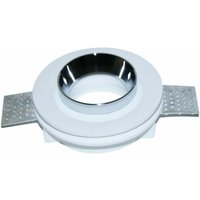 V-tac - GU10 und GU5.3 (MR16) Runder LED-Einbaustrahler mit weißem Gips und verchromtem Metallgehäuse von V-TAC