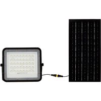 V-tac VT-80W 7824 LED-Flutlichtstrahler, Solarmodul 19 w Neutralweiß Schwarz von VTAC