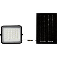 Schwarze Solar-Flutlichter - 6W - IP65 - 400 Lumen - 4000K von V-TAC