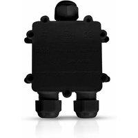 V-tac - Abzweigdose mit 3 Klemmen 8-12mm Farbe Schwarz IP68 von V-TAC