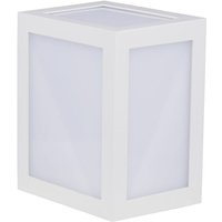 12W quadratische LED-Laternen-Wandleuchte, Weiß, Naturweiß, IP65 - V-tac von V-TAC