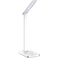 LED Schreib Tisch Leuchte Tageslicht Wireless Charger Touch Dimmer Lampe verstellbar V-TAC 8603 von V-TAC