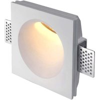 V-tac - Quadratische GU10 LED-Einbaustrahlerhalterung aus weißem Gips von V-TAC