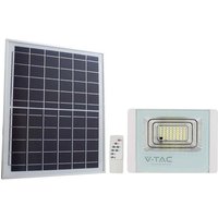 LED-Strahler mit Fernbedienung und Solarpanel 16W austauschbare Batterie 5m Kabel Farbe Weiß 6400K IP65 - V-tac von V-TAC