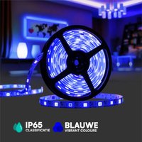 LED-Streifenleuchte 220V IP65 Wasserdicht Farbcode: Blau 50m Rolle von V-TAC