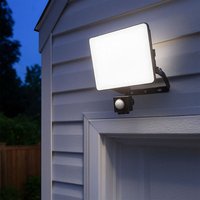 LED Wandstrahler mit Sensor Wandleuchte mit Bewegungsmelder Wandlampe Außenleuchte, verstellbar, 30W 3600Lm warmweiß, LxBxH 18,5x22,4x8,9 cm von V-TAC