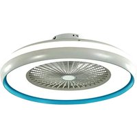 Led 3-Stufen Decken Ventilator Leuchte Tageslicht Lampe Lüfter Fernbedienung blau V-tac 7934 von V-TAC