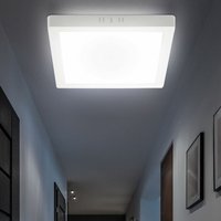 Led Deckenlampe Wohnzimmerleuchte Flurlampe Aufbau-Panel quadratisch Küchenleuchte, Kunststoff weiß, 18W 1980lm 6500K kaltweiß, l 21,4 cm von V-TAC