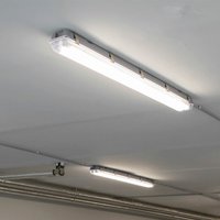 Led Wannenleuchte Hallenlampe Garagenleuchte Feuchtraumleuchte Deckenlampe, strahlwassergeschützt, 48W 5760lm 6500K kaltweiß, l 150 cm , 2er Set von V-TAC