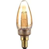 V-tac - LED-Glühbirne E14 2W Kerze Filament Amber Art 1800K von V-TAC