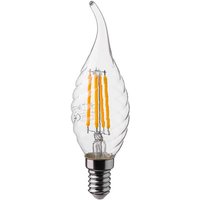 LED-Glühbirne E14 4W 100LM/W Kerze Flamme Glühfaden 4000K - V-tac von V-TAC