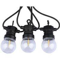 5m Lichterkette 10 Mini Globe Filament led Birnen 4W Schwarz + Transformator Warmweiß - V-tac 5m Lichterkette 10 Mini Globe Filament led Birnen 4W Schwarz + Transformator Warmweiß - V-tac von V-TAC