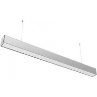 V-tac - pro VT-7-40 40W led lineares hängende Aufhängung Licht samsung chip 6400K silberner Aluminiumkörper linkable - sku 601 von V-TAC