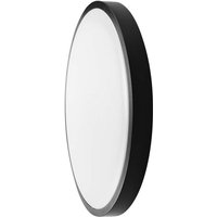 V-tac - Runde LED-Deckenleuchte 18W Schwarzer Rahmen 6500K IP44 von V-TAC