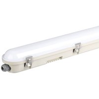 Wasserdichte 36 w 1200 mm Samsung Chip LED-Deckenleuchte mit Notbatterie, Kaltweiß - V-tac von V-TAC