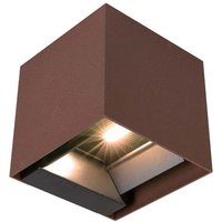 Solarleuchten - Solar-Wandleuchten Sensor - IP65 - Corten - 860 Lumen - 3000K von V-TAC