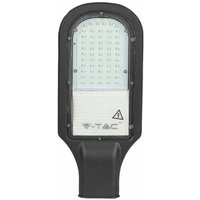 V-tac - led Straßenleuchte Samsung Chip 30W Dunkelgrau Naturweiß IP65 von V-TAC