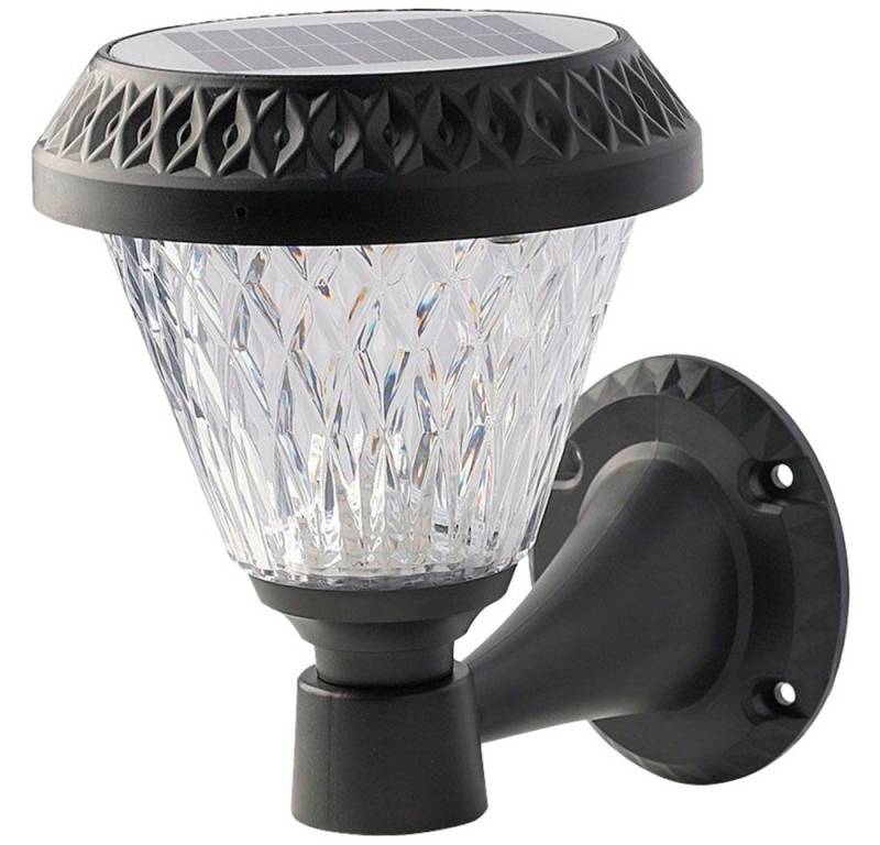 V-TAC Gartenleuchte V-TAC 93575 VT-969 Solar-Wandlampe LED 0.80 W Schwarz von V-TAC