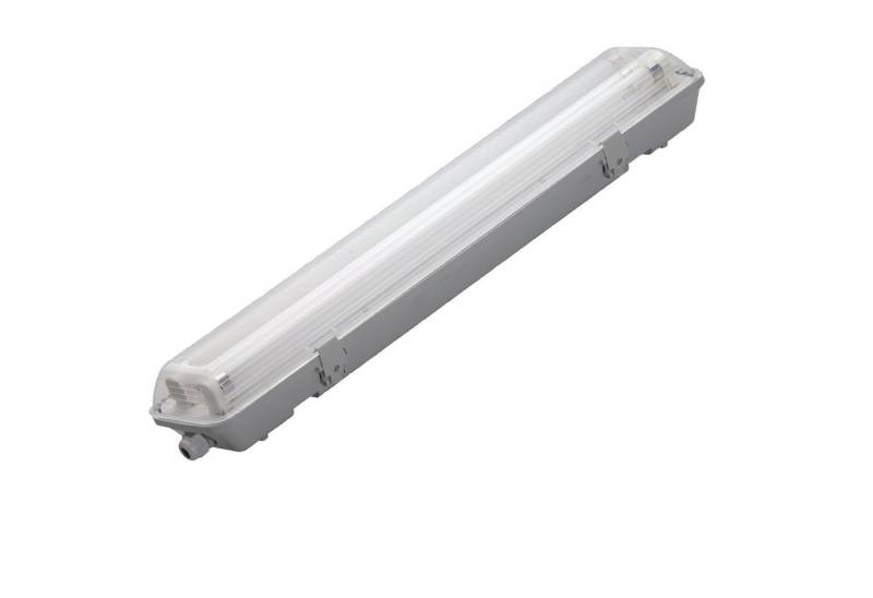 V-TAC Außen-Wandleuchte LED Feuchtraumleuchte Wannenleuchte T8 LED Röhre IP65 1 oder 2 Flammig, Kaltweiß, Energieeffizient: 20 kWh/1000h & 85 lm/W, Größe: 666 x 96 x 58mm von V-TAC