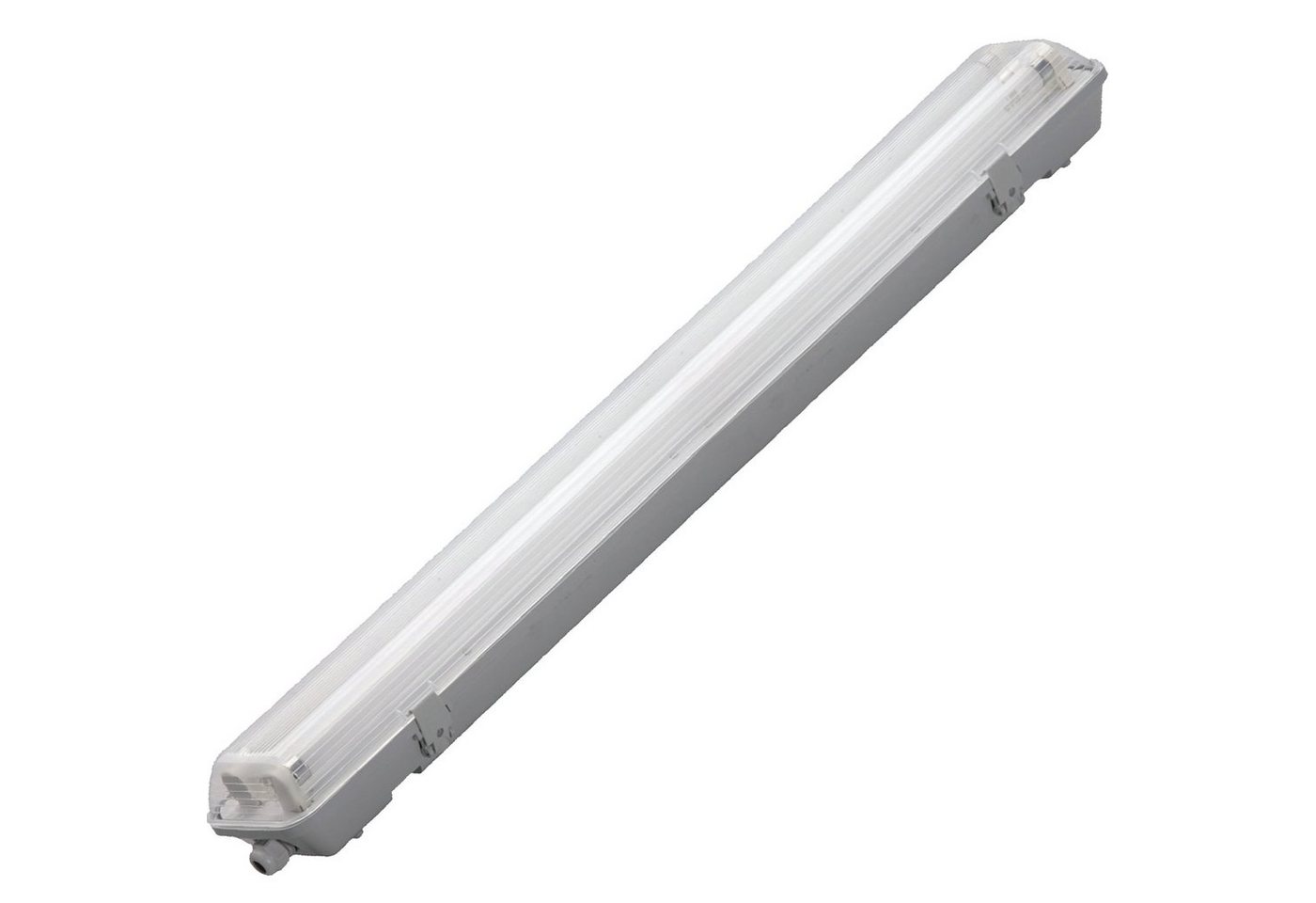 V-TAC LED Außen-Deckenleuchte LED Feuchtraumleuchte Wannenleuchte T8 LED Röhre IP65 1 oder 2 Flammig, Kaltweiß, Energieeffizient: 36 kWh/1000h & 95 lm/W, Größe: 1276 x 96 x 58mm von V-TAC