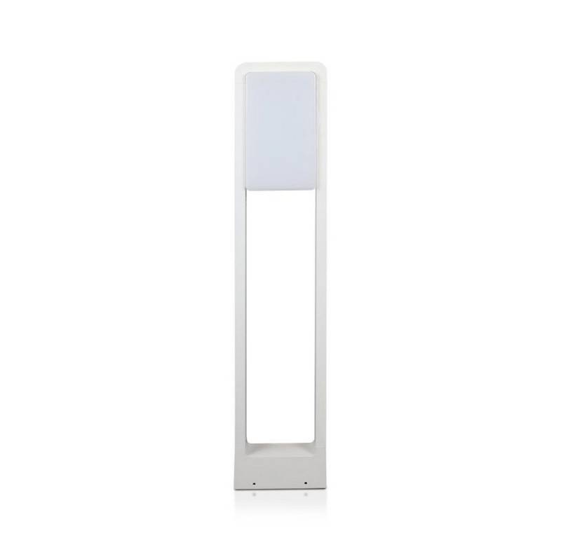 V-TAC LED Außen-Stehlampe, LED-Leuchtmittel fest verbaut, Warmweiß, Pollerleuchte Wegeleuchte Gartenlampe LED Aluminiumdruckguss Weiß V-TAC LED Außen-Stehlampe, LED-Leuchtmittel fest verbaut, Warmweiß, Pollerleuchte Wegeleuchte Gartenlampe LED Aluminiumdruckguss Weiß von V-TAC
