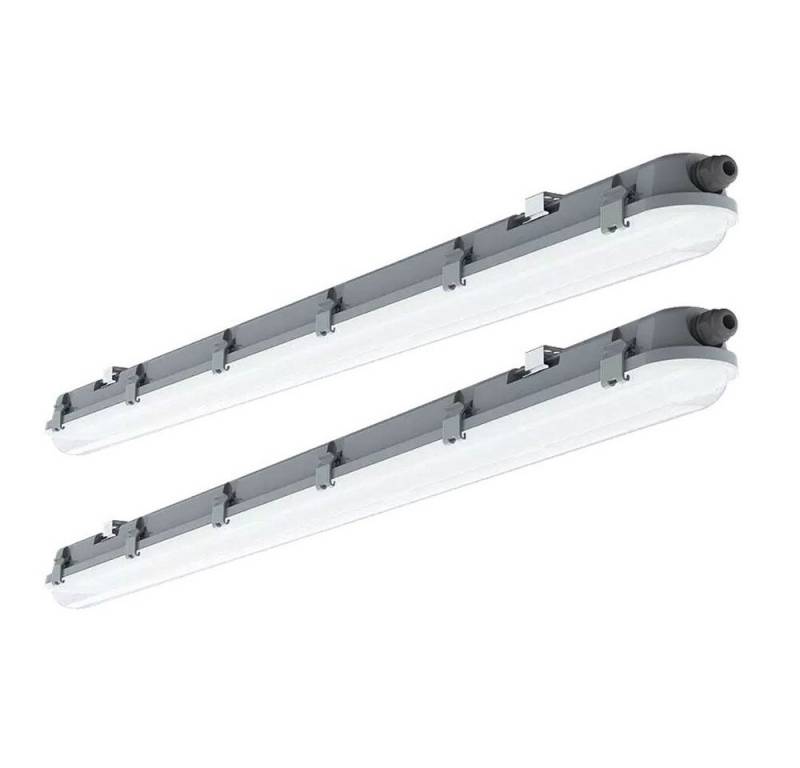 V-TAC LED Deckenleuchte, LED-Leuchtmittel fest verbaut, Tageslichtweiß, LED Feuchtraumleuchte Wannenleuchte 60cm kaltweiß Werkstattlampe 2x V-TAC LED Deckenleuchte, LED-Leuchtmittel fest verbaut, Tageslichtweiß, LED Feuchtraumleuchte Wannenleuchte 60cm kaltweiß Werkstattlampe 2x von V-TAC
