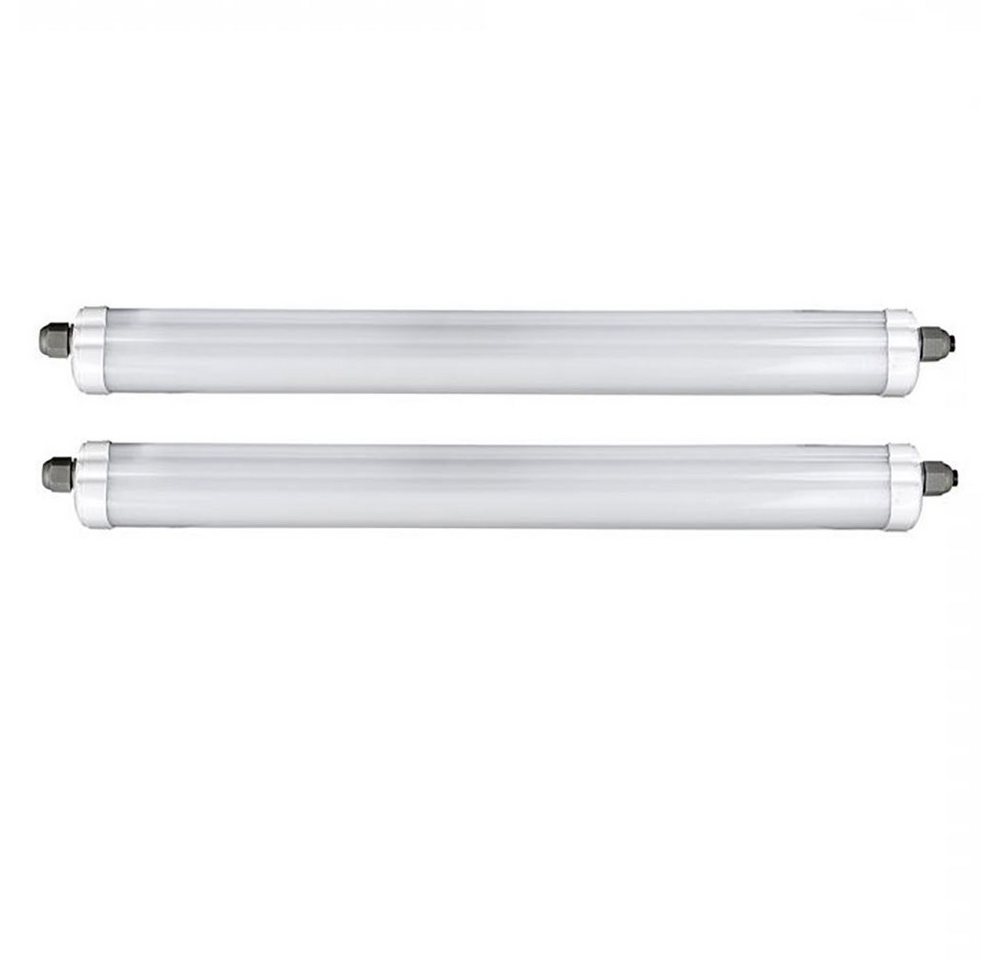 V-TAC LED Deckenleuchte, LED-Leuchtmittel fest verbaut, Tageslichtweiß, LED Wannenleuchte Feuchtraumlampe 6500K Kellerlampe L150 cm 2er Set V-TAC LED Deckenleuchte, LED-Leuchtmittel fest verbaut, Tageslichtweiß, LED Wannenleuchte Feuchtraumlampe 6500K Kellerlampe L150 cm 2er Set von V-TAC