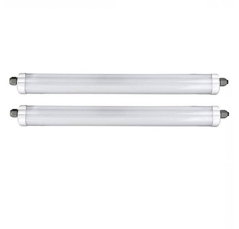 V-TAC LED Deckenleuchte, LED-Leuchtmittel fest verbaut, Tageslichtweiß, LED Wannenleuchte Feuchtraumlampe 6500K Kellerlampe L150 cm 2er Set V-TAC LED Deckenleuchte, LED-Leuchtmittel fest verbaut, Tageslichtweiß, LED Wannenleuchte Feuchtraumlampe 6500K Kellerlampe L150 cm 2er Set von V-TAC