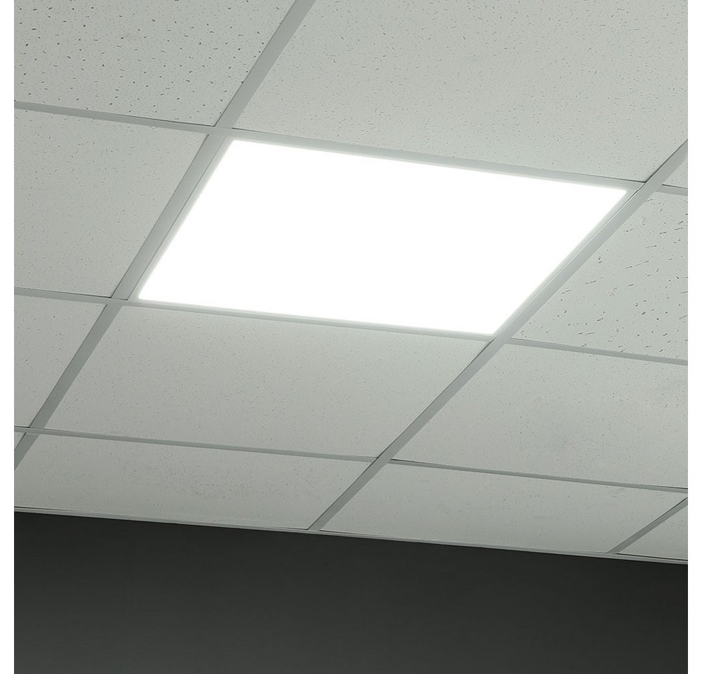 V-TAC LED Deckenleuchte, LED-Leuchtmittel fest verbaut, Kaltweiß, Tageslichtweiß, Deckenlampe Einbaupanel Tageslichtlampe Rasterleuchte LED L 59,5 cm von V-TAC