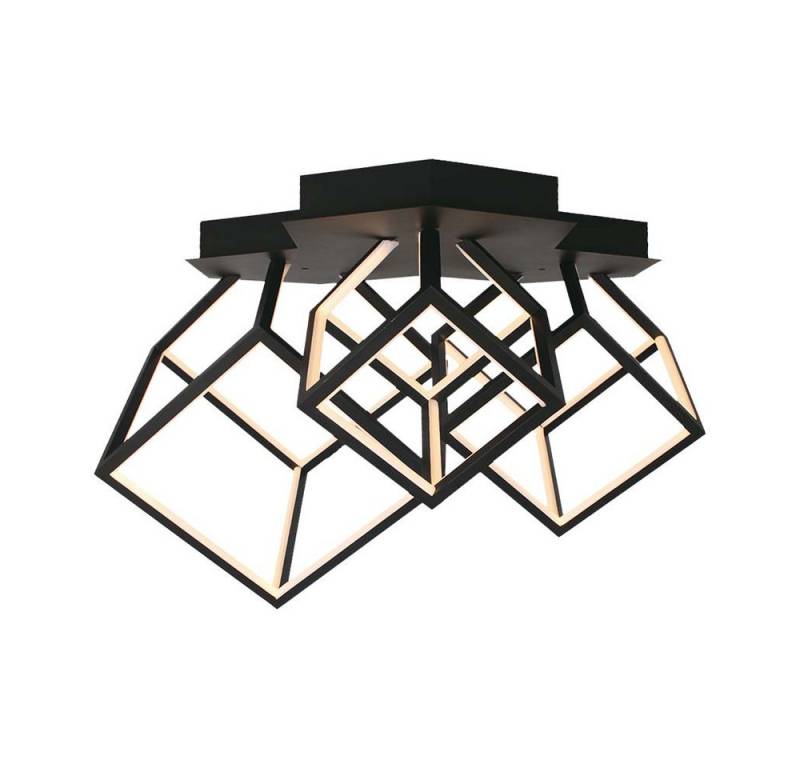 V-TAC LED Deckenleuchte, LED-Leuchtmittel fest verbaut, LED Deckenleuchte Deckenlampe Wohnzimmerlampe Metall Schwarz Hoher V-TAC LED Deckenleuchte, LED-Leuchtmittel fest verbaut, LED Deckenleuchte Deckenlampe Wohnzimmerlampe Metall Schwarz Hoher von V-TAC