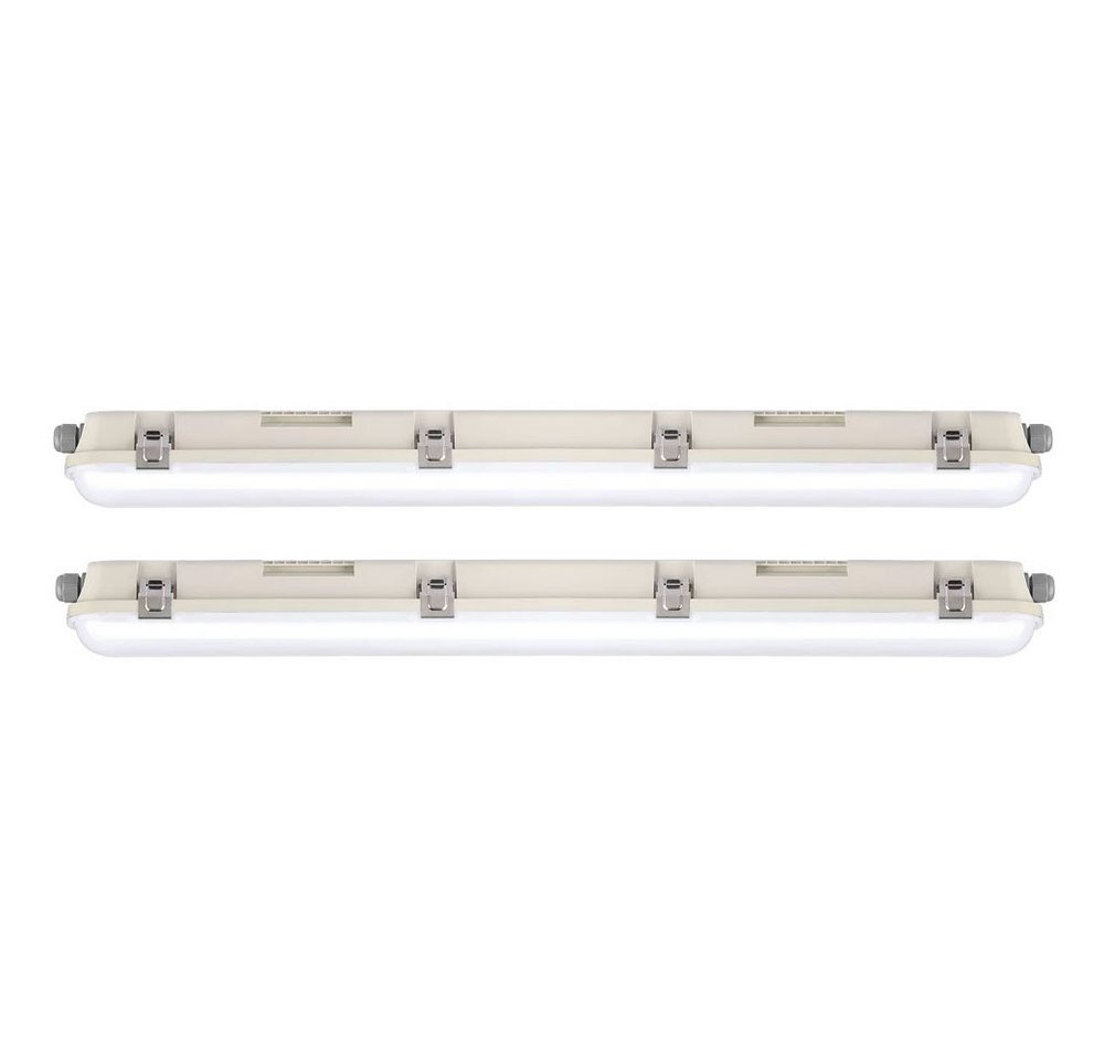 V-TAC LED Deckenleuchte, LED-Leuchtmittel fest verbaut, Neutralweiß, LED Wannenleuchte Garagenlampe neutralweiß L 120 cm 2er Set V-TAC LED Deckenleuchte, LED-Leuchtmittel fest verbaut, Neutralweiß, LED Wannenleuchte Garagenlampe neutralweiß L 120 cm 2er Set von V-TAC