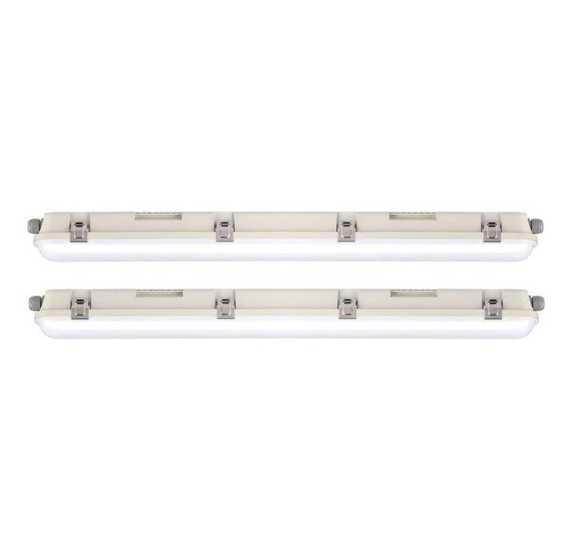 V-TAC LED Deckenleuchte, LED-Leuchtmittel fest verbaut, Neutralweiß, LED Wannenleuchte Garagenlampe neutralweiß L 120 cm 2er Set V-TAC LED Deckenleuchte, LED-Leuchtmittel fest verbaut, Neutralweiß, LED Wannenleuchte Garagenlampe neutralweiß L 120 cm 2er Set von V-TAC