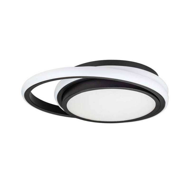 V-TAC LED Deckenleuchte, LED-Leuchtmittel fest verbaut, Tageslichtweiß, Deckenleuchte Deckenlampe Wohnzimmerlampe Metall Schwarz LED V-TAC LED Deckenleuchte, LED-Leuchtmittel fest verbaut, Tageslichtweiß, Deckenleuchte Deckenlampe Wohnzimmerlampe Metall Schwarz LED von V-TAC