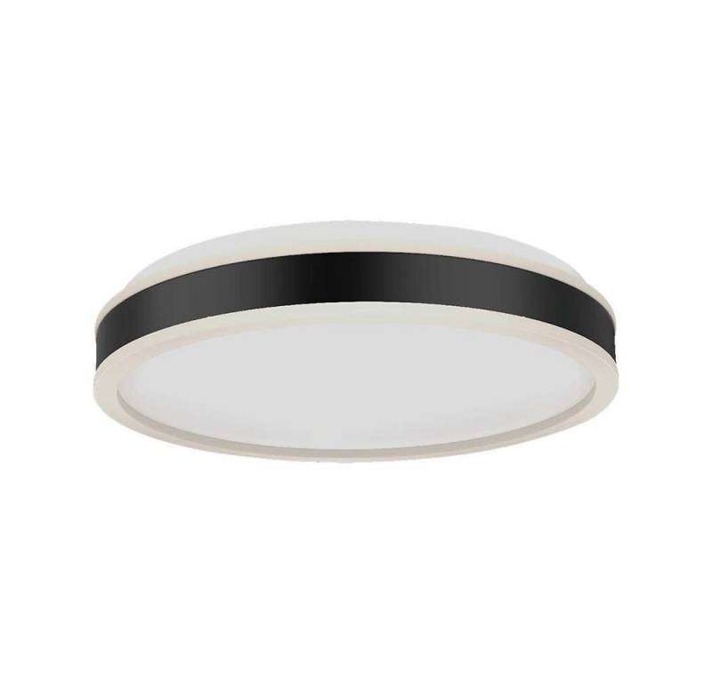 V-TAC LED Deckenleuchte, LED-Leuchtmittel fest verbaut, Tageslichtweiß, Deckenleuchte Deckenlampe Wohnzimmerlampe Metall Schwarz von V-TAC
