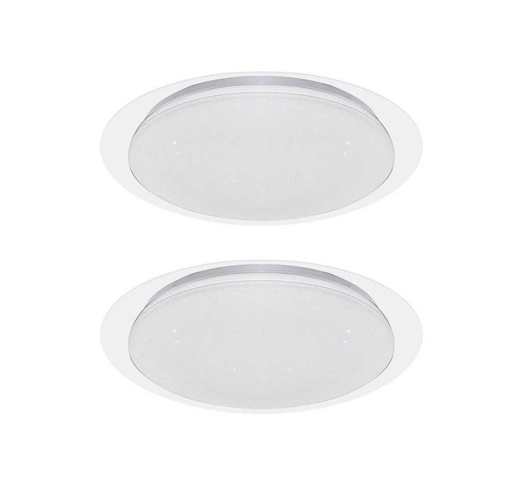 V-TAC LED Deckenleuchte, LED-Leuchtmittel fest verbaut, Warmweiß, Neutralweiß, Tageslichtweiß, Deckenlampe Deckenleuchte Schlafzimmerlampe LED Sterneneffekt 2er Set V-TAC LED Deckenleuchte, LED-Leuchtmittel fest verbaut, Warmweiß, Neutralweiß, Tageslichtweiß, Deckenlampe Deckenleuchte Schlafzimmerlampe LED Sterneneffekt 2er Set von V-TAC