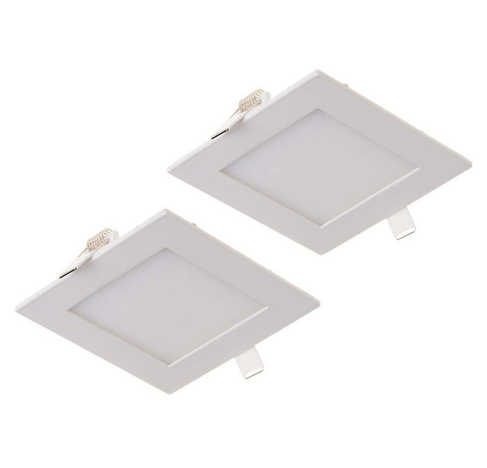 V-TAC LED Deckenleuchte, LED-Leuchtmittel fest verbaut, Warmweiß, Einbaupanel Deckenleuchte Einbaulampe LED eckig Einbaustrahler 2er Set V-TAC LED Deckenleuchte, LED-Leuchtmittel fest verbaut, Warmweiß, Einbaupanel Deckenleuchte Einbaulampe LED eckig Einbaustrahler 2er Set von V-TAC