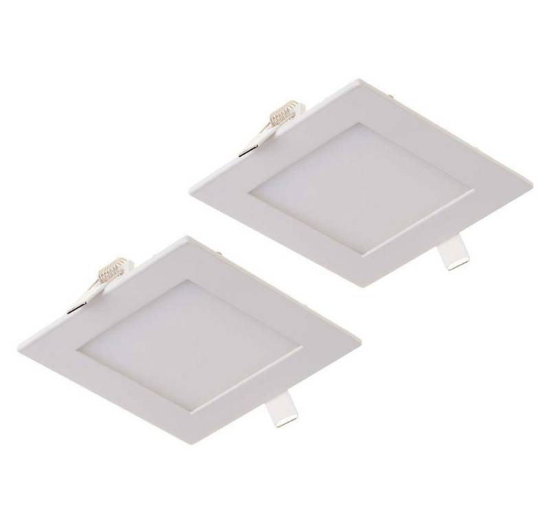 V-TAC LED Deckenleuchte, LED-Leuchtmittel fest verbaut, Warmweiß, Einbaupanel Deckenleuchte Einbaulampe LED eckig Einbaustrahler 2er Set V-TAC LED Deckenleuchte, LED-Leuchtmittel fest verbaut, Warmweiß, Einbaupanel Deckenleuchte Einbaulampe LED eckig Einbaustrahler 2er Set von V-TAC