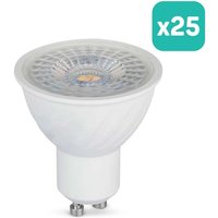 V-TAC LED Dimmbar Spot Light - GU10 - Lens 110° - IP20 - White - 6W - 445 Lumen - 3000K - 25er-Pack V-TAC LED Dimmbar Spot Light - GU10 - Lens 110° - IP20 - White - 6W - 445 Lumen - 3000K - 25er-Pack von V-TAC