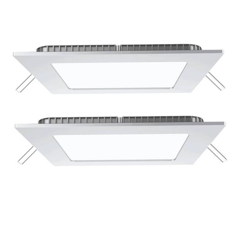 V-TAC LED Einbaustrahler, LED-Leuchtmittel fest verbaut, Kaltweiß, LED Einbaupanel Aluminium Deckenleuchte quadratisch Deckenlampe 2x V-TAC LED Einbaustrahler, LED-Leuchtmittel fest verbaut, Kaltweiß, LED Einbaupanel Aluminium Deckenleuchte quadratisch Deckenlampe 2x von V-TAC