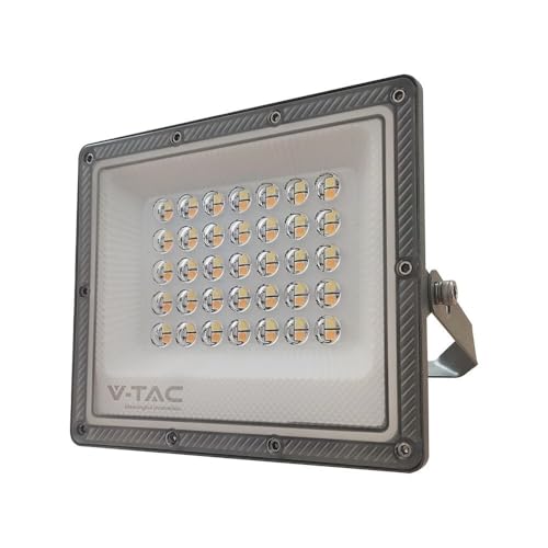 V-TAC LED-Flutlicht - CCT Serie - IP65 Wasserdicht - Gun Grey Gehäuse - 30W - 2350 Lumen - 3IN1 V-TAC LED-Flutlicht - CCT Serie - IP65 Wasserdicht - Gun Grey Gehäuse - 30W - 2350 Lumen - 3IN1 von V-TAC