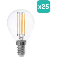 V-TAC LED-Glühbirne - Klar - Golf - Transparent - E14-Fassung - IP20 - 4W - 400 Lumen - 3000K - 25er-Pack V-TAC LED-Glühbirne - Klar - Golf - Transparent - E14-Fassung - IP20 - 4W - 400 Lumen - 3000K - 25er-Pack von V-TAC