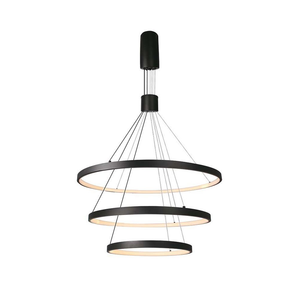 V-TAC LED-Hängeleuchte, LED-Leuchtmittel fest verbaut, Warmweiß, Pendelleuchte Hängelampe Deckenlampe Aluminium Schwarz 360° V-TAC LED-Hängeleuchte, LED-Leuchtmittel fest verbaut, Warmweiß, Pendelleuchte Hängelampe Deckenlampe Aluminium Schwarz 360° von V-TAC