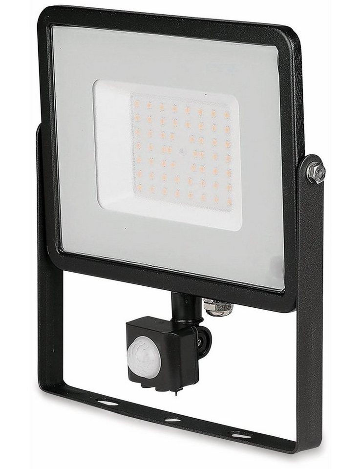 V-TAC LED-Leuchte V-TAC LED-Fluter mit Bewegungsmelder VT-50-S-B, 50 von V-TAC