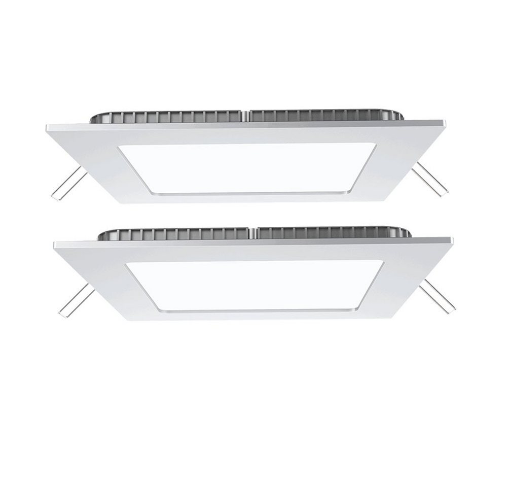 V-TAC LED Panel, LED-Leuchtmittel fest verbaut, Warmweiß, 2er Set Decken Einbauleuchte LED Lampe Panel Deckenlampe Deckenpanel V-TAC LED Panel, LED-Leuchtmittel fest verbaut, Warmweiß, 2er Set Decken Einbauleuchte LED Lampe Panel Deckenlampe Deckenpanel von V-TAC